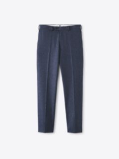 Shop VBC Slate Melange Wool Flannel Dress Pant