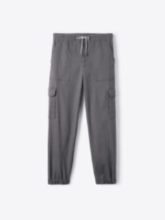 Shop Charcoal Drawstring Cargo Jogger