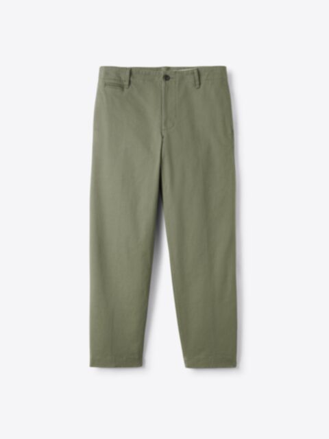 Biella Olive Stretch Moleskin 5-Pocket - Custom Fit Pants