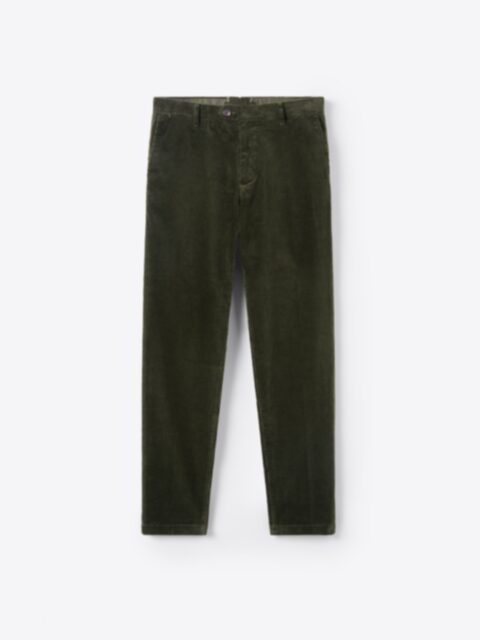 Stratton Pine Stretch Corduroy Chino - Custom Fit Pants