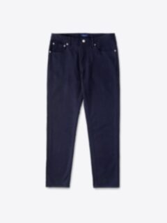 Duca Visconti Navy Stretch Moleskin 5-Pocket - Custom Fit Pants