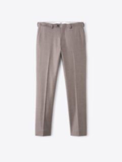 Shop Taupe Loro Piana Fabric S150s Dress Pant