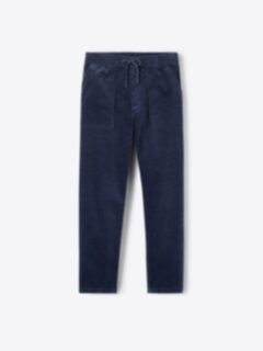Shop Navy Drawstring Corduroy Weekend Pant