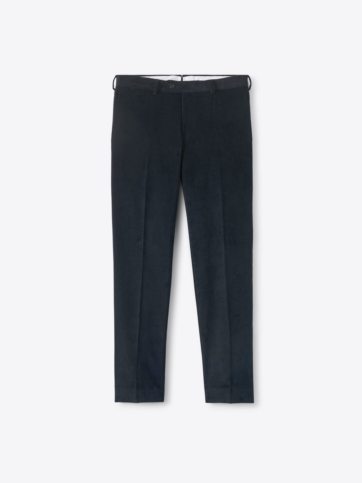 Navy Stretch Corduroy Dress Pant - Custom Fit Tailored Clothing