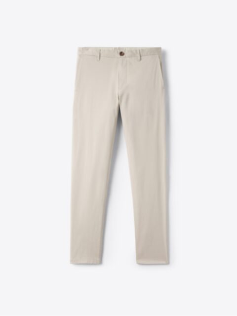 Suggested Item: Di Sondrio Beige Lightweight Stretch Cotton Chino