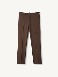 Drago Tobacco S130s Tropical Wool Dress Pant - Custom Fit Tailored