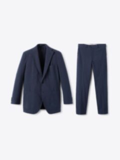 Shop Navy Stretch Seersucker Waverly Suit