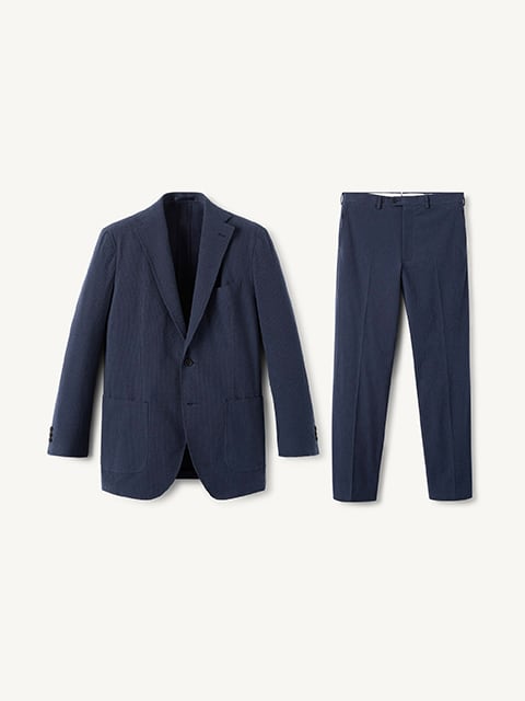 Ermenegildo Zegna Black Silk Suit - Custom Fit Tailored Clothing