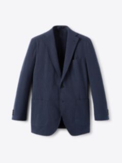 Shop Navy Stretch Seersucker Waverly Jacket