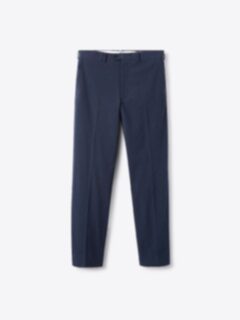 Shop Navy Stretch Seersucker Dress Pant