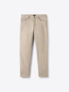 Shop Faded Beige Italian Stretch 5-Pocket Pant