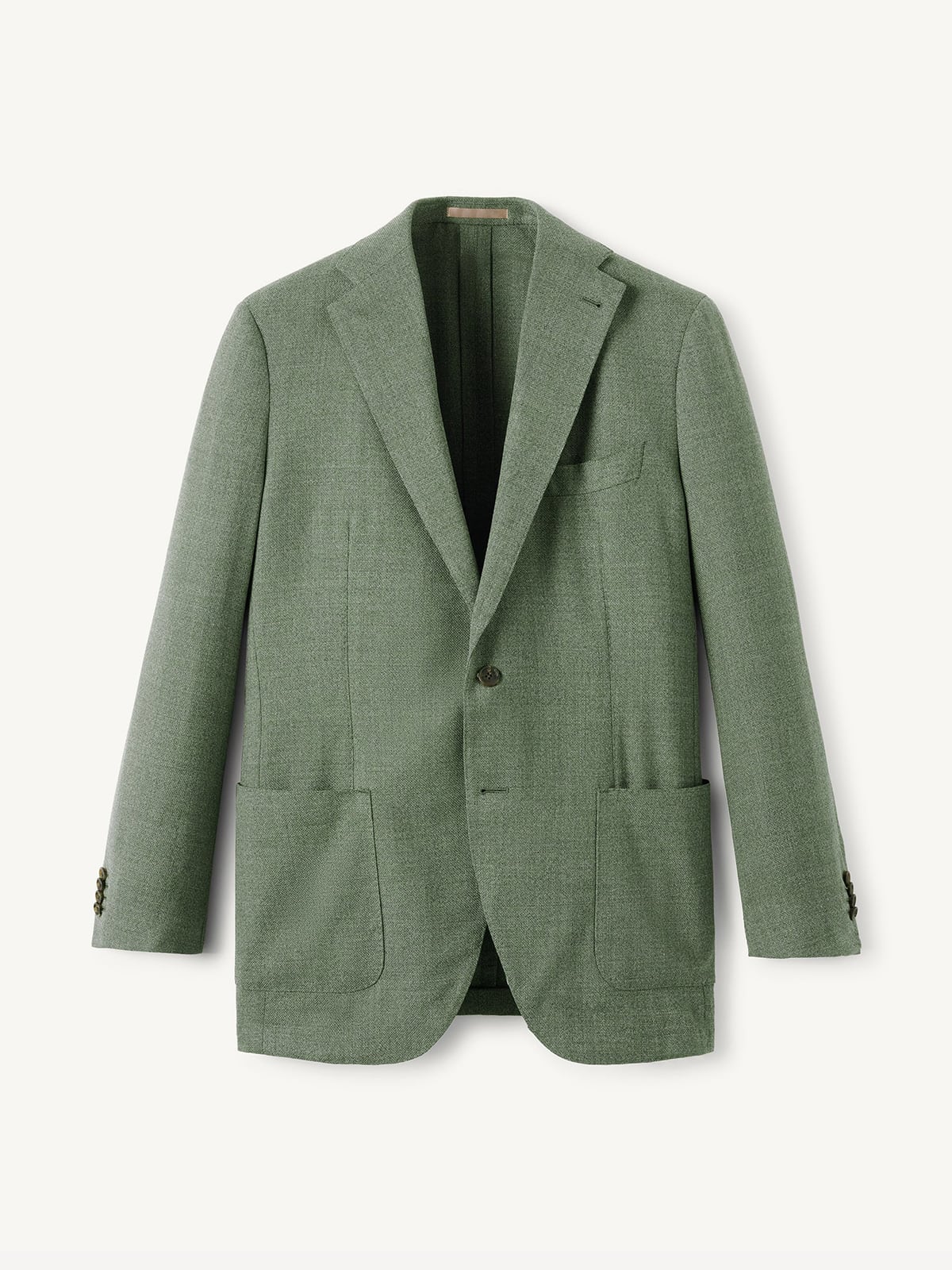 Reda Sage Hopsack Bedford Jacket - Custom Fit Tailored Clothing