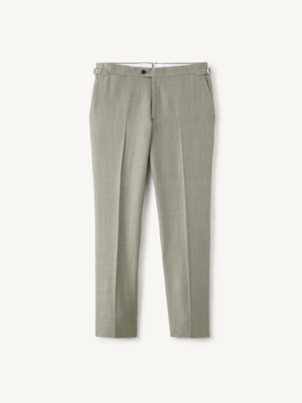 Thumb Photo of Sage Wool and Linen Stretch Dress Pant