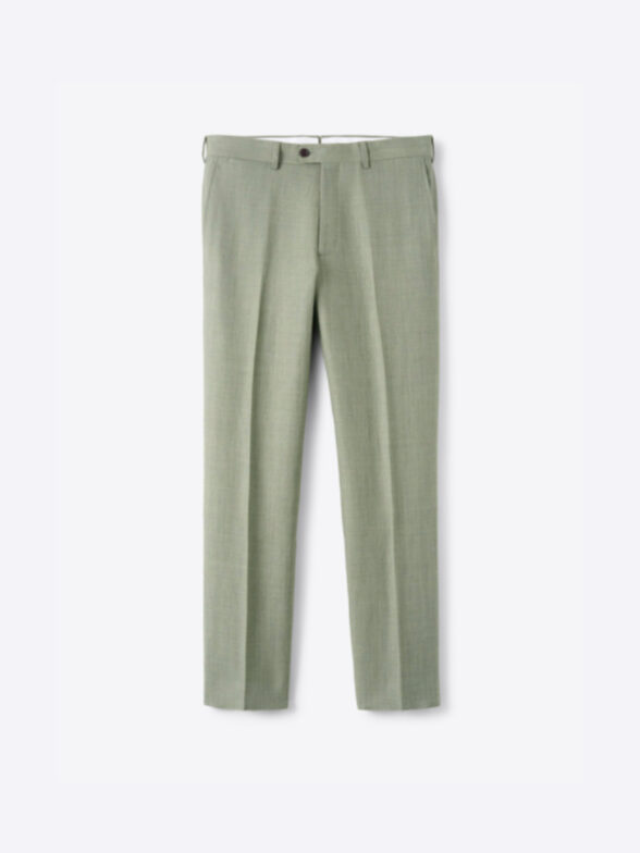 Thumb Photo of Sage Wool and Linen Stretch Dress Pant