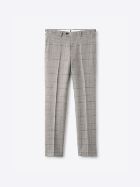 Mocha Wool and Linen Stretch Dress Pant - Custom Fit Mocha Wool and Linen Stretch Dress Pant - Custom Fit
