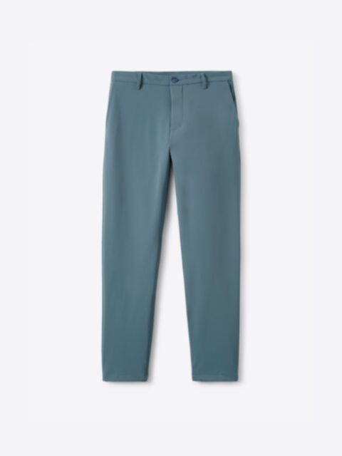 Navy Non-Iron Stretch Chino - Custom Fit Pants