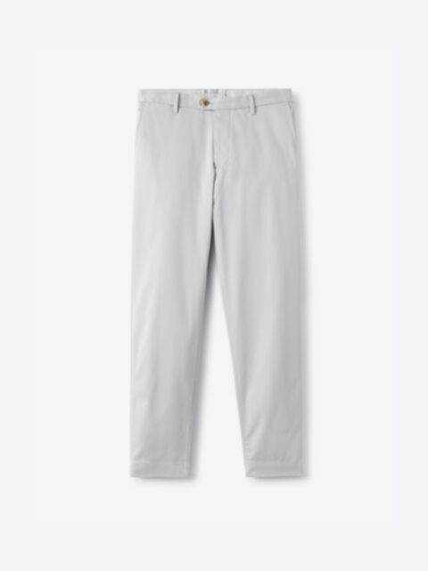Milano Light Grey Performance Chino - Custom Fit Pants