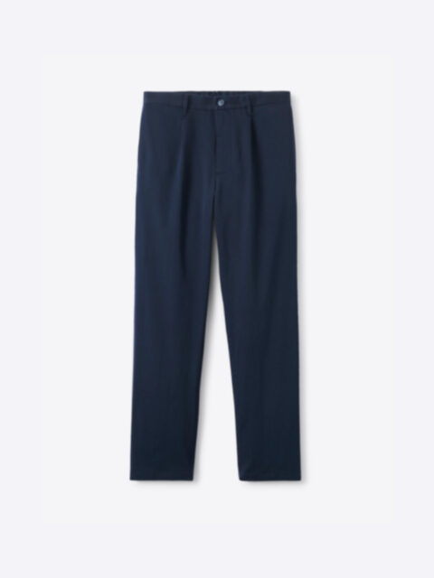 Di Sondrio Faded Navy Lightweight Stretch Twill - Custom Fit Pants