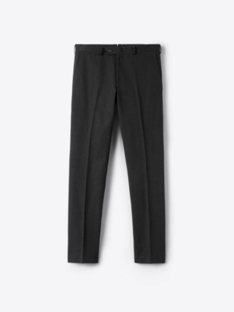 Black Seersucker Stretch Dress Pant - Custom Fit Tailored Clothing
