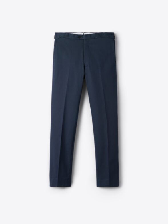 Thumb Photo of Navy Stretch Cotton Dress Pant