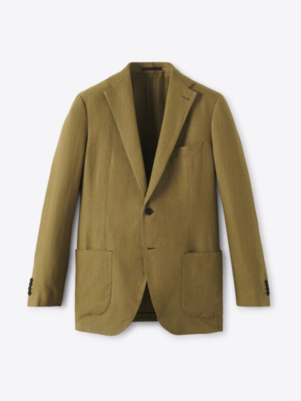 Thumb Photo of Olive Irish Linen Bedford Jacket