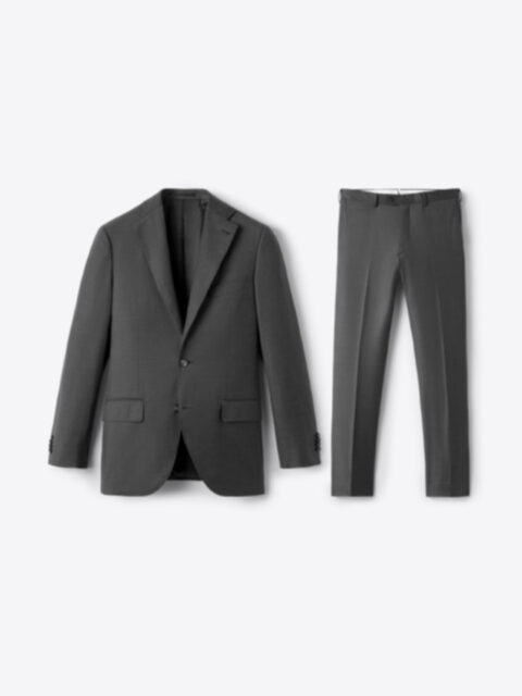 Grey Stretch Wooster Suit - Custom Fit Tailored Clothing