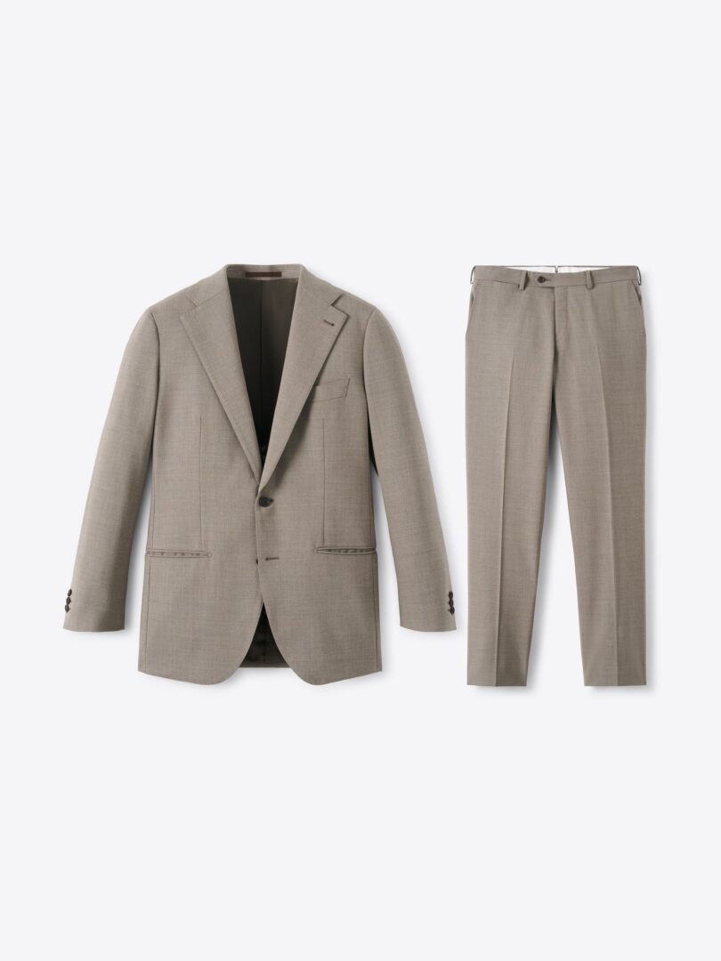 Men’s Taupe 3-Ply Fresco Downing Suit Thumb