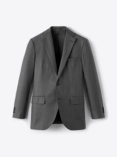 Shop Allen Grey 110s Wool Suit Jacket