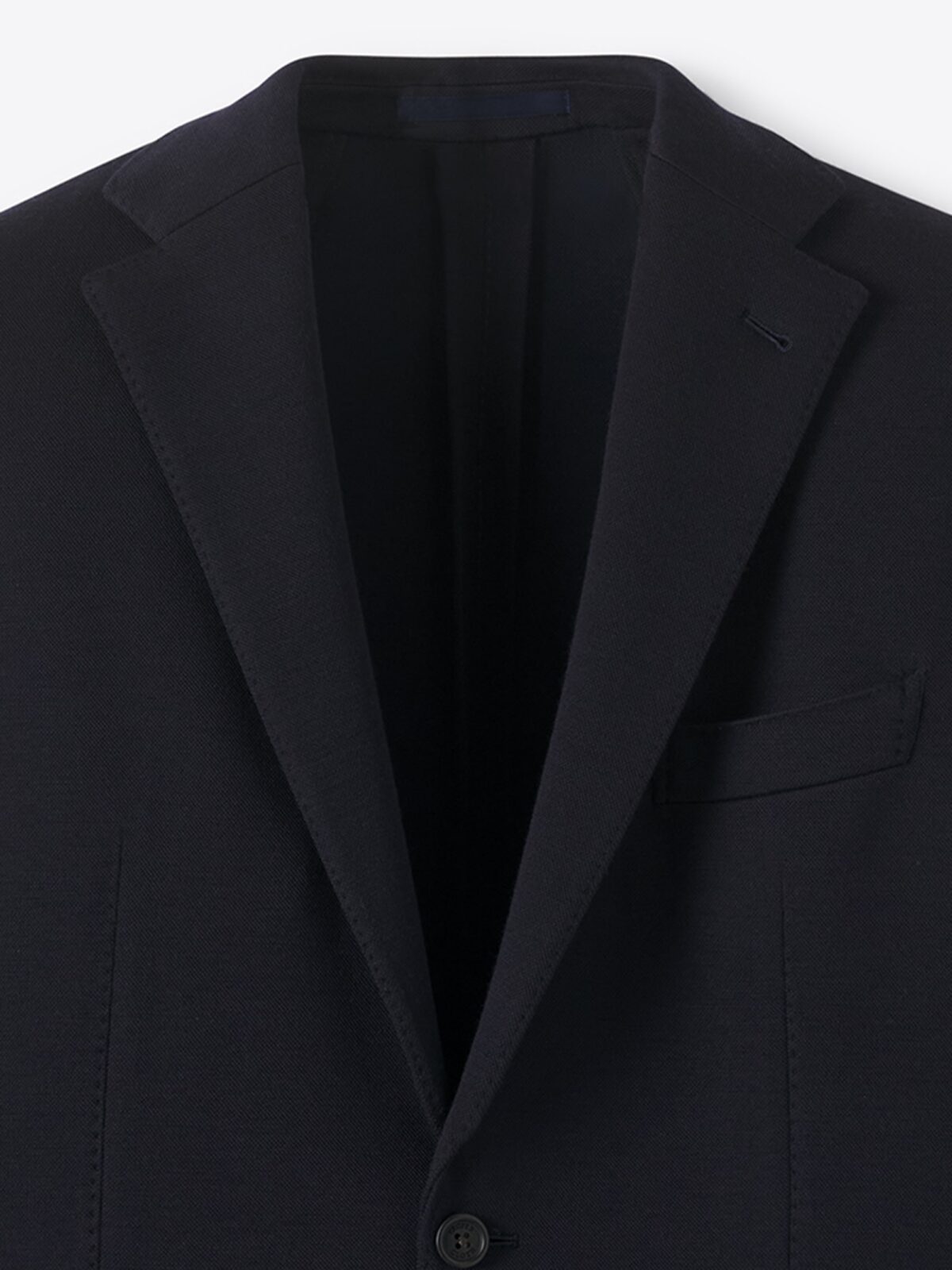 Navy Italian Merino Knit Sport Coat - Custom Fit Tailored Clothing