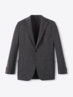 Shop Grey Italian Merino Knit Sport Coat