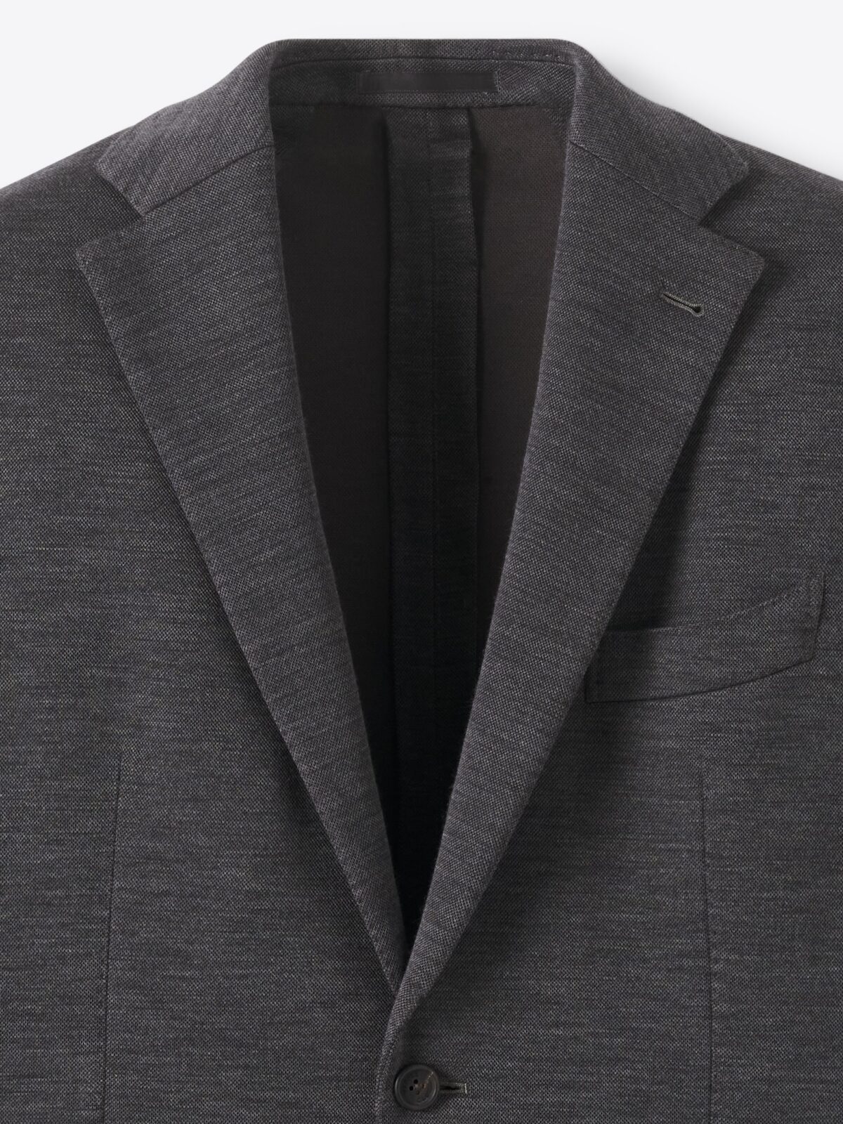 Grey Italian Merino Knit Sport Coat - Custom Fit Tailored Clothing