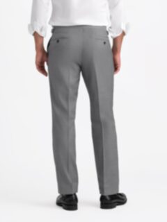 Loro Piana Light Grey Tropical Wool Dress Pant - Custom Fit