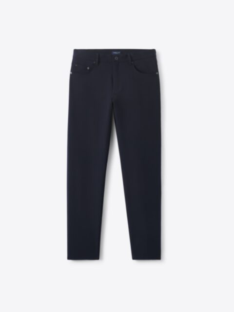 Italian Navy Flannel Performance Strech 5-Pocket