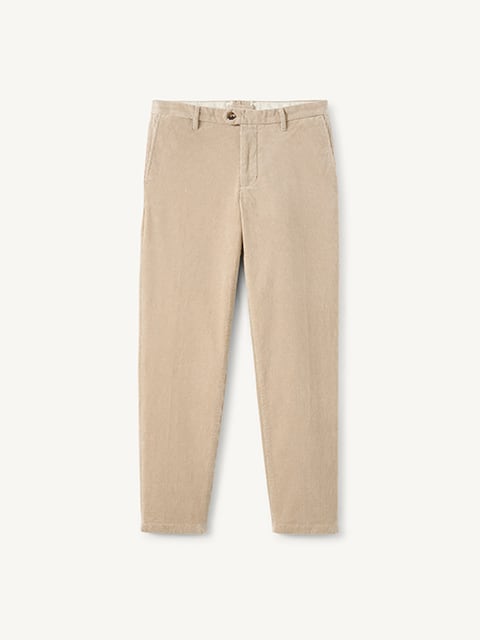 Japanese Beige Heavyweight Stretch Chino - Custom Fit Pants