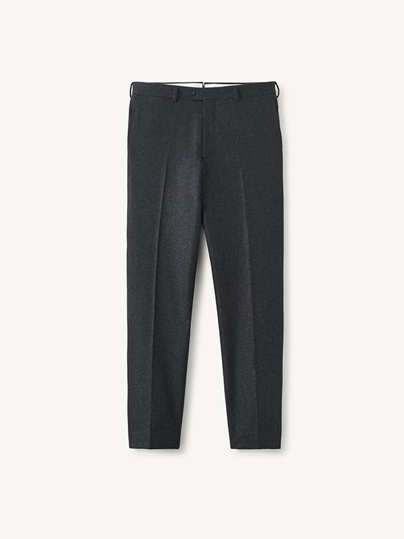 Thumb Photo of VBC Charcoal Wool Flannel Dress Pant