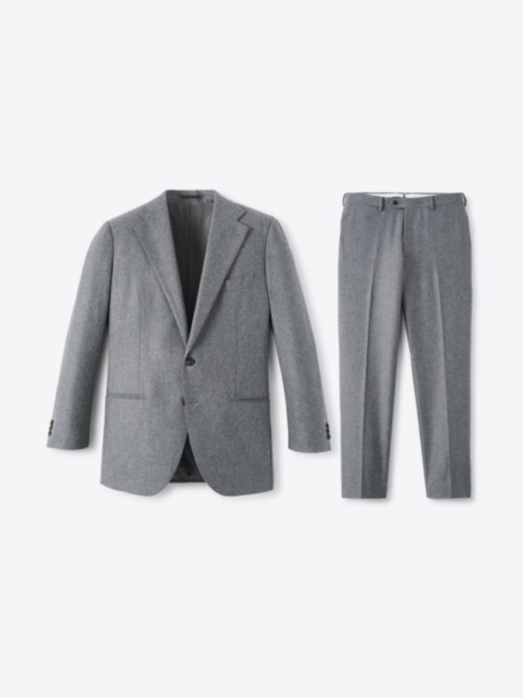 Thumb Photo of VBC Light Grey Wool Flannel Downing Suit