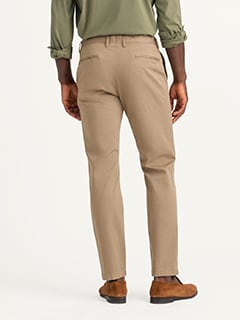 Di Sondrio Khaki Stretch Cotton Chino - Custom Fit Pants