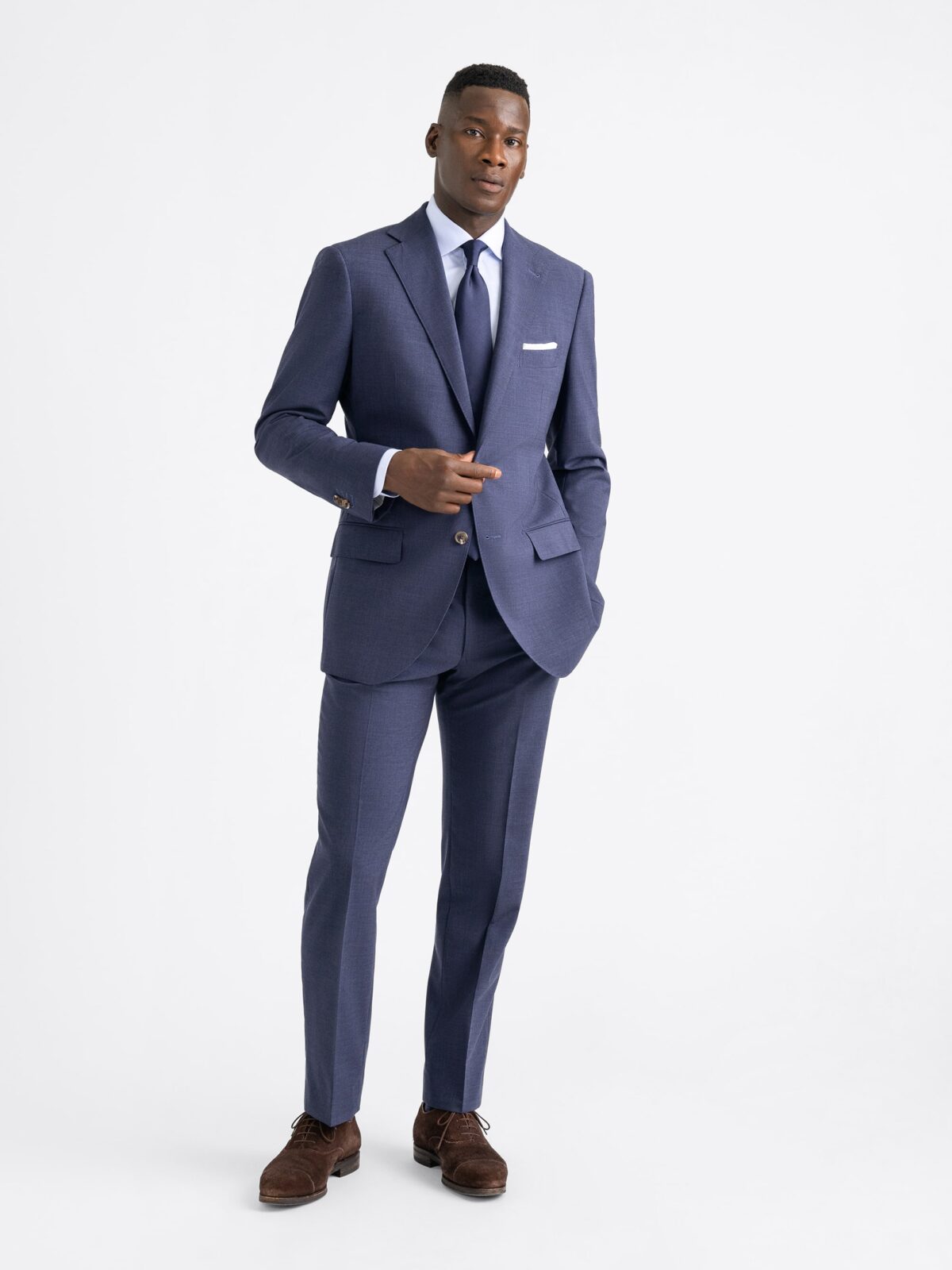 Slate Stretch Allen Suit - Custom Fit Tailored Clothing
