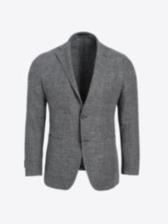 Shop Bedford Grey Linen and Wool Hopsack Jacket