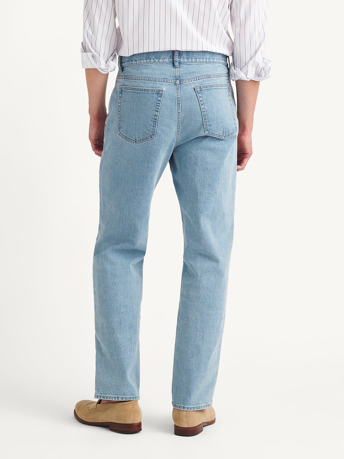 Japanese Light Wash Indigo 14oz Stretch Jeans - Custom Fit Pants
