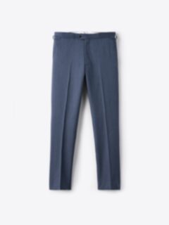 Shop Allen Slate S130s Herringbone Dress Pant