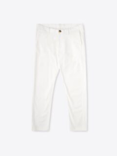 Shop Varese Natural White Stretch Corduroy Chino