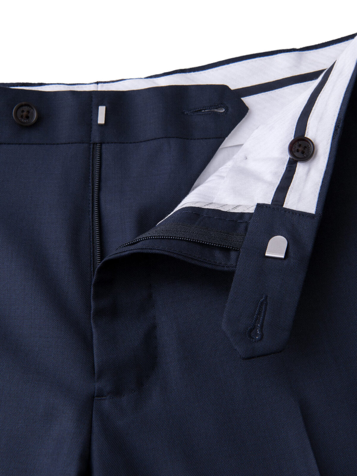 Navy Stretch Cotton Dress Pant