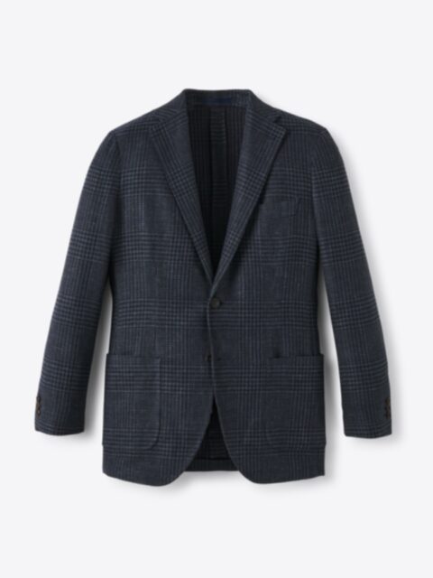 SACRA サクラ WOOL SILK HERRIGBONE SHORTCOAT Sartorio Herringbone Virgin Wool-Silk-Cotton Sport Jacket – Riflessi