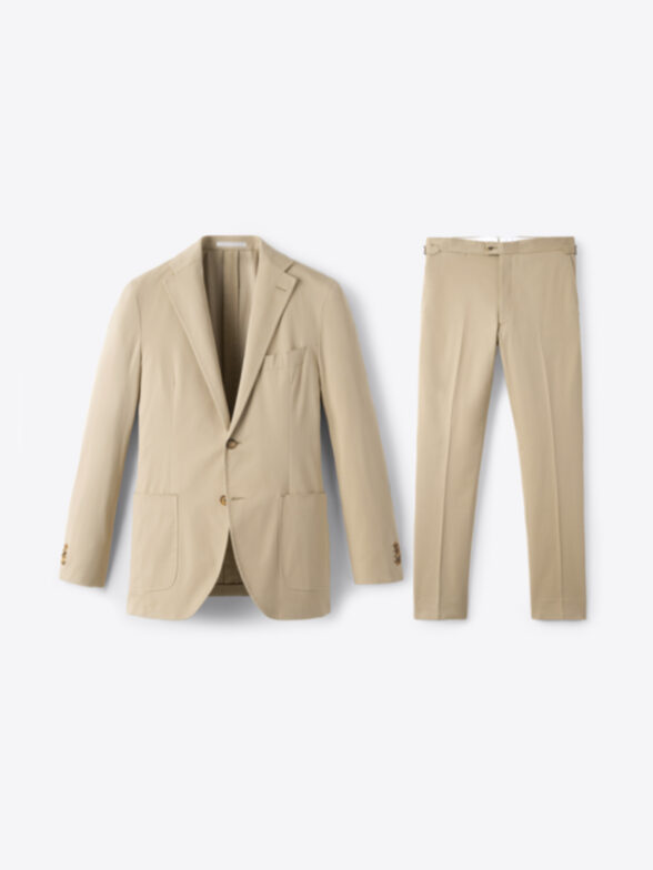 Thumb Photo of Beige Stretch Cotton Waverly Suit