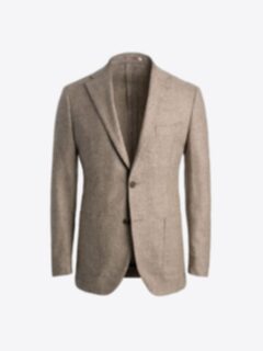 Shop Bedford Taupe Herringbone Tweed Jacket
