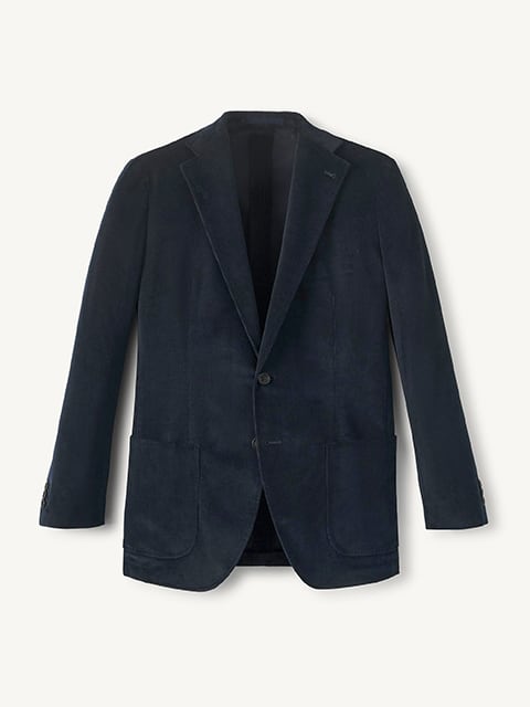 The Thomas Mason Cotton and Cashmere Dress Shirt in Light Grey