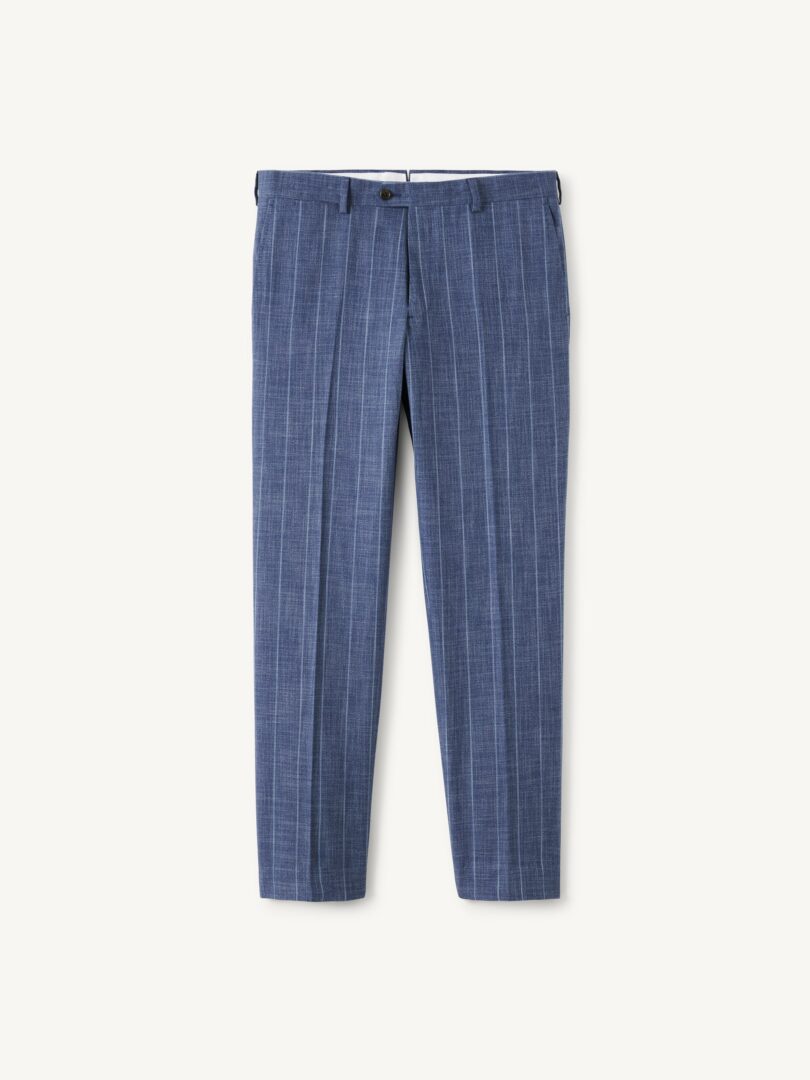 Men’s VBC Slate Wide Stripe Summer Slub Dress Pant Thumb