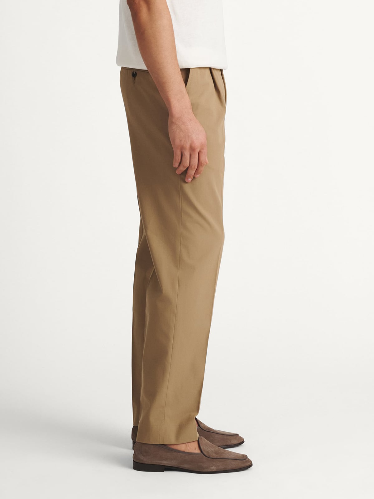 high waisted khaki dress pants Twist Cotton Single Pleated Pant Sub_Category_Kurta_Set_Womenswear