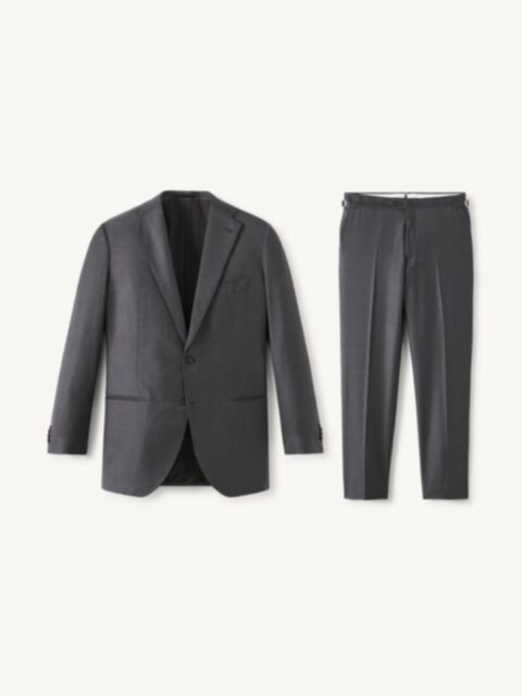 Loro Piana Fabric Navy S150s Allen Suit - Custom Fit Tailored Clothing